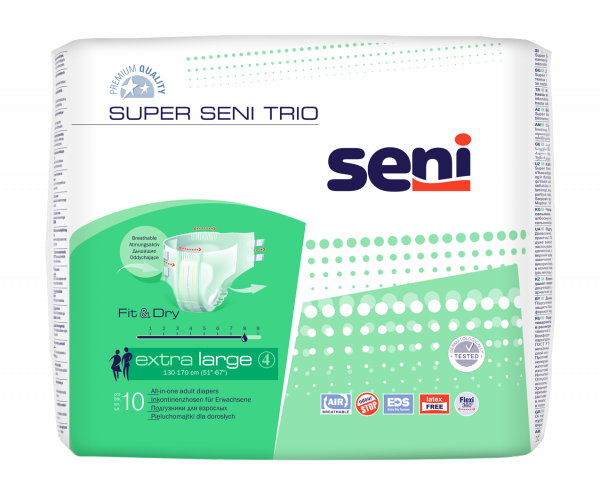 SUPER SENI TRIO XL - Sac de 10 changes