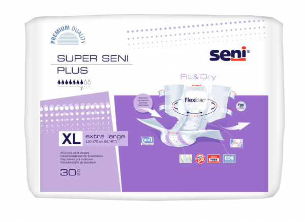 SUPER SENI PLUS XL - Sac de 30 couches